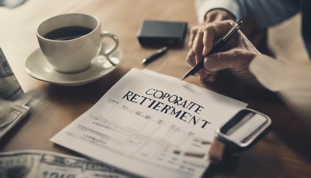 corporate retirement plan options