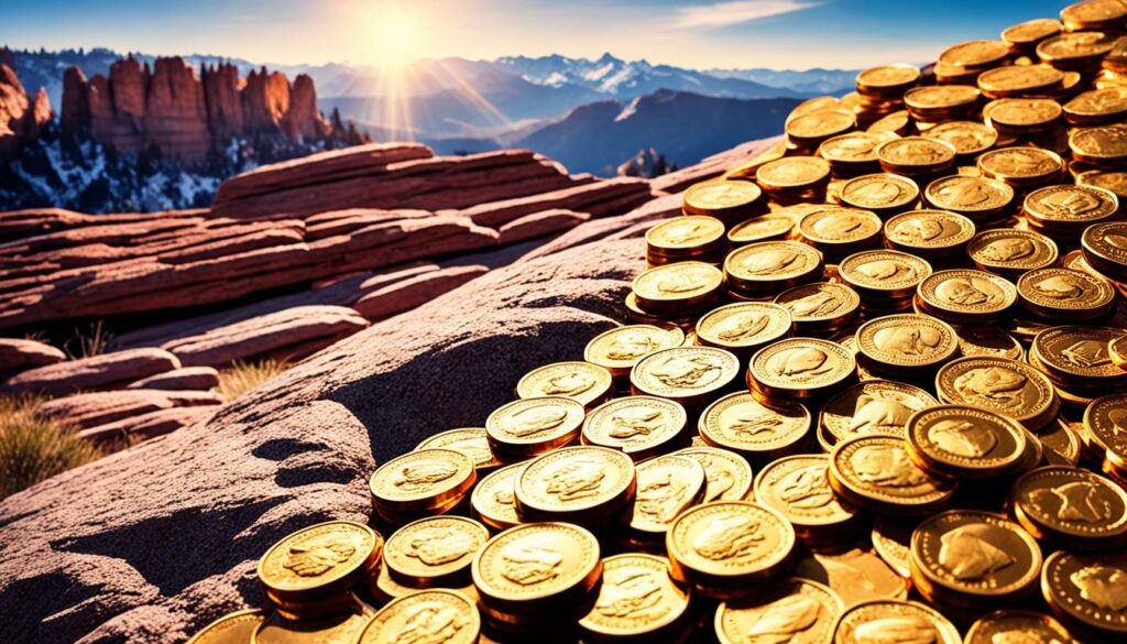 Red Rock Secured gold coins