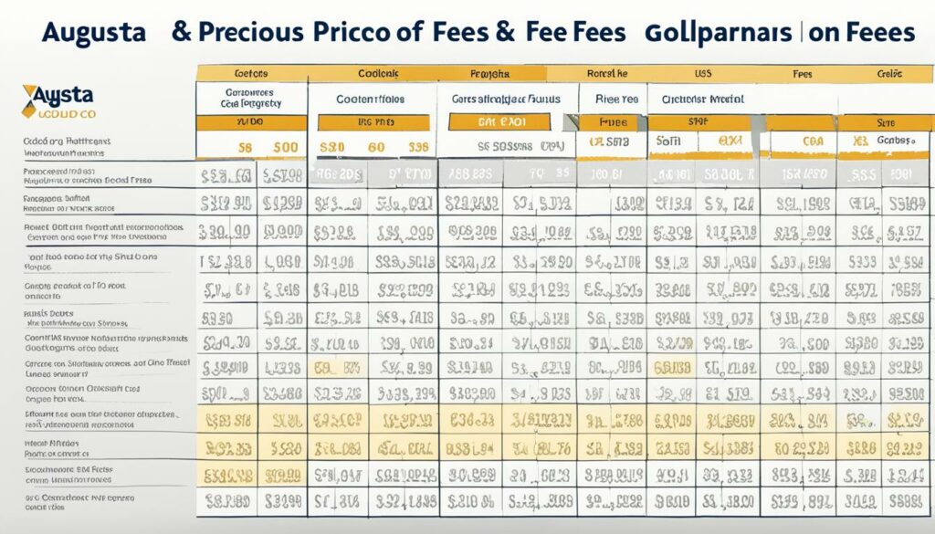 fees and pricing