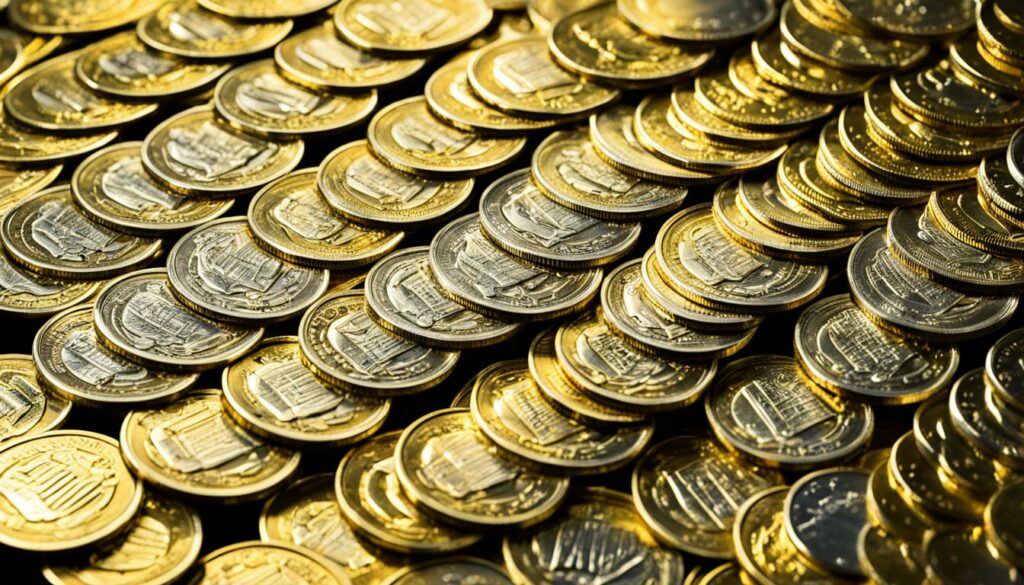 gold-plated quarters