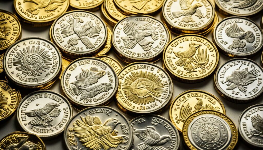 gold quarter coins