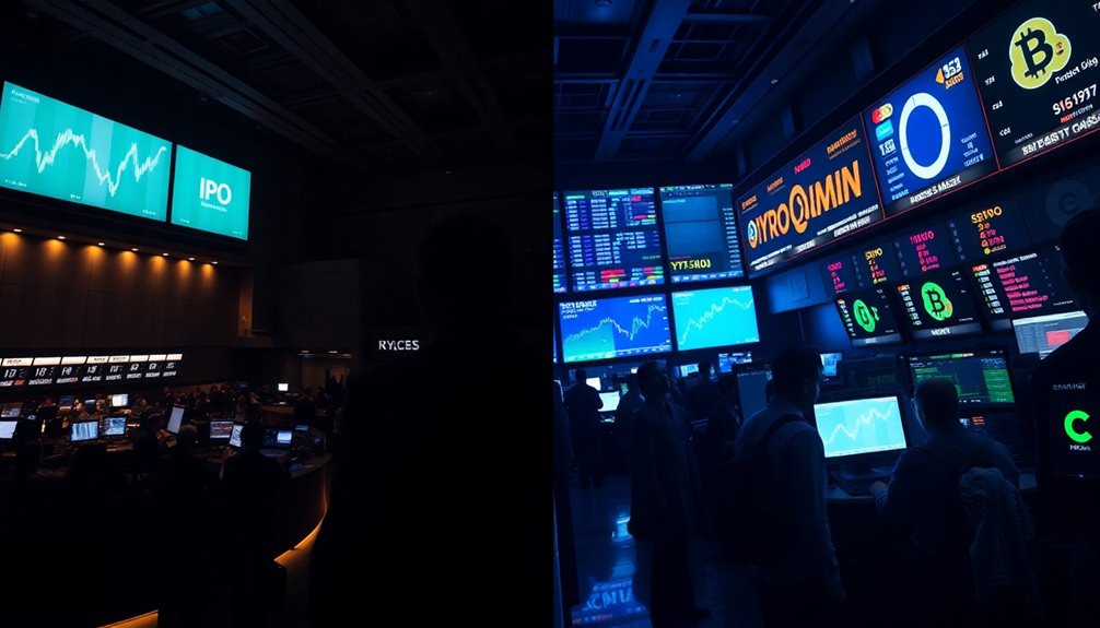 crypto growth affects ipos