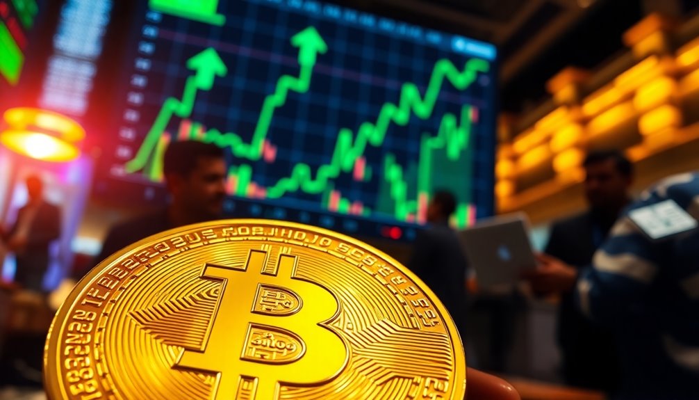 bitcoin price surge coincides