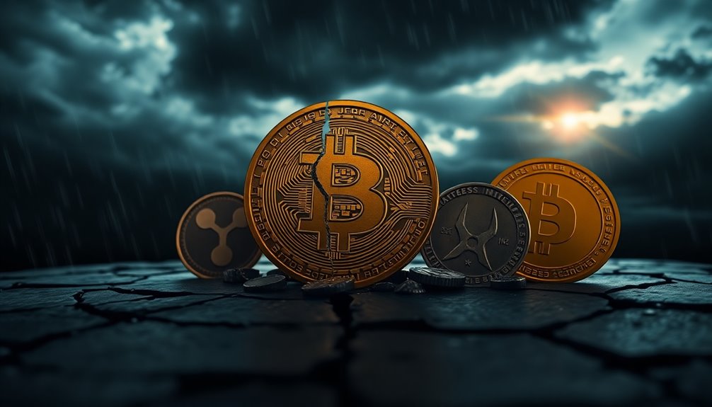 crypto struggles amid tensions