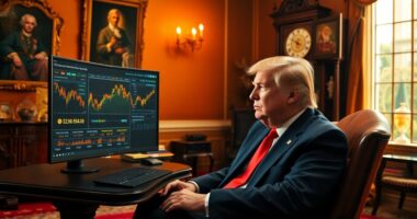 trump observing bitcoin trends