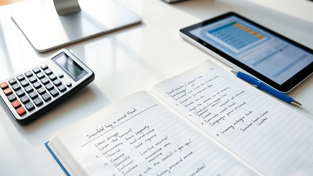 deduct storage and insurance