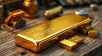 safe gold plus risky miners