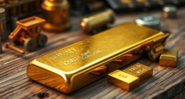 safe gold plus risky miners