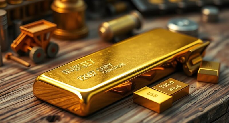 safe gold plus risky miners