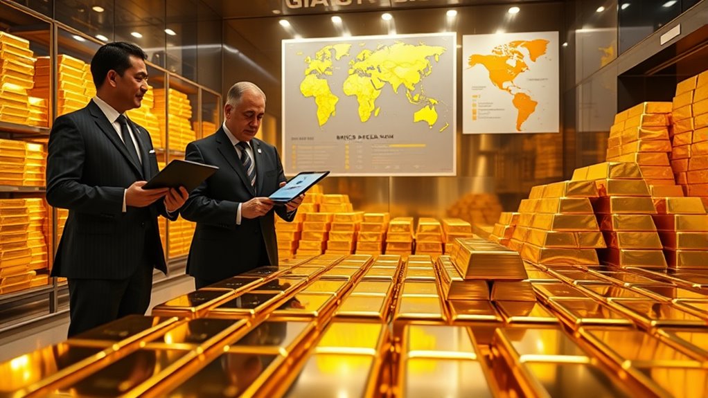 central banks record gold acquisitions