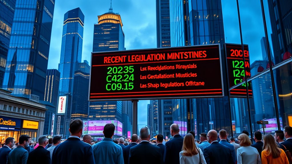 crypto legislation milestones 2025