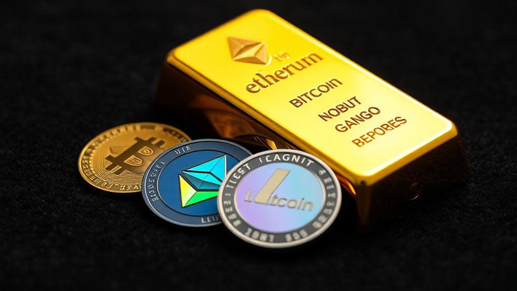 gold and altcoins investment