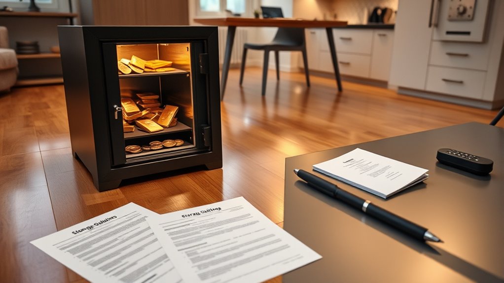 secure compliant gold storage