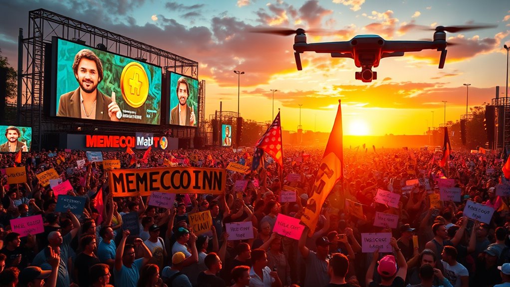 social media hype drives memecoin popularity