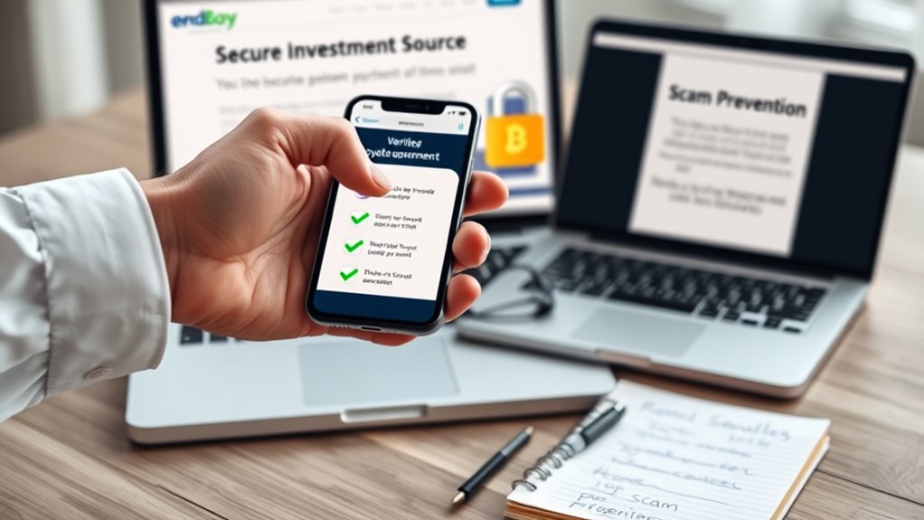 verify sources before investing