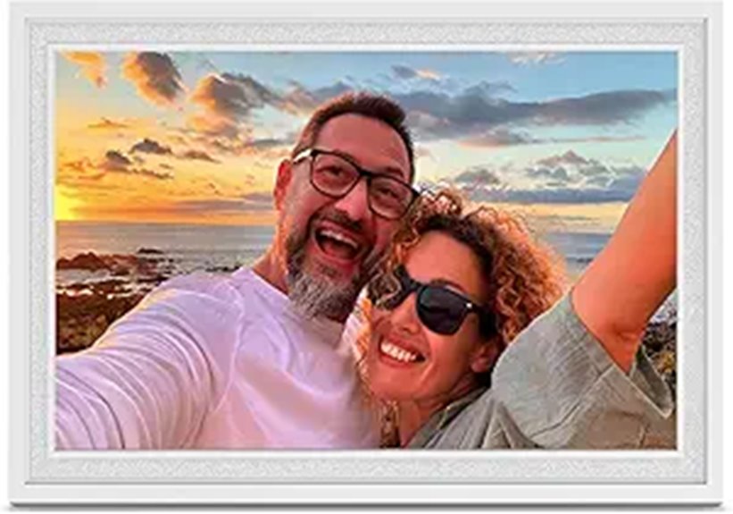 Digital WiFi Photo Frame 10.1 Touch Screen 32GB Memory