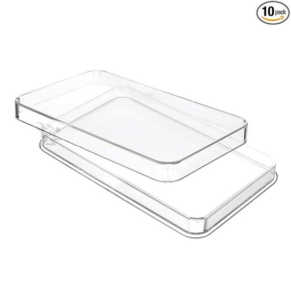 Air-Tite 10oz Silver Bar Direct Fit Capsule Holders Pack of 10