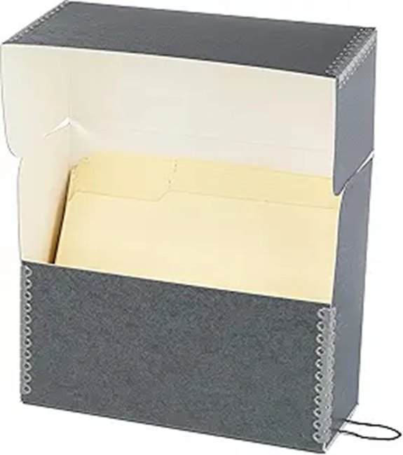 Lineco Archival Document Storage Box with 12 Folders