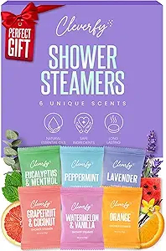 Cleverfy Shower Steamers Aromatherapy (6 Tablets)