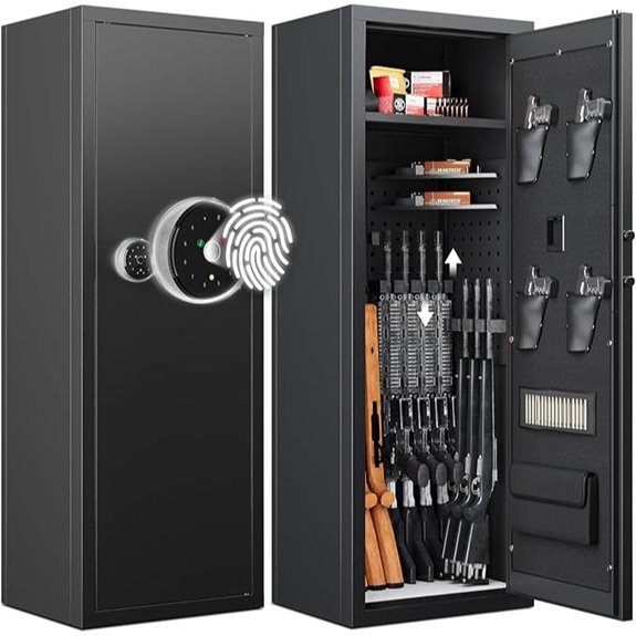 KAER 12-15 Gun Safe with Biometric & Racks