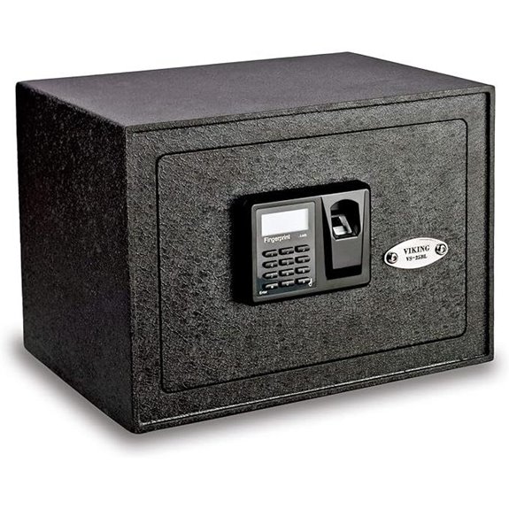 Viking VS-25BL Biometric Home Safe with LED Interior