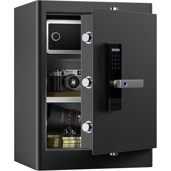 RPNB Biometric Home Safe with Touch Screen and Voice