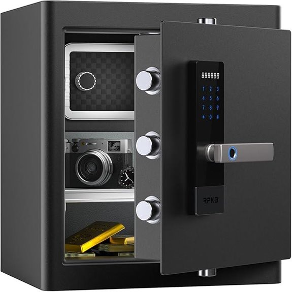 RPNB Biometric Home Safe with Voice Prompt
