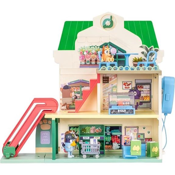 Bluey & Bingo Supermarket Playset with Sounds