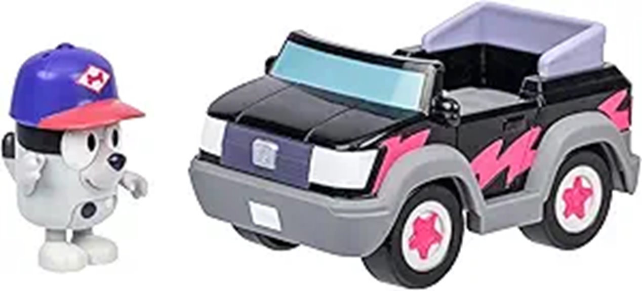 Bluey Pizza Toy Vehicle with Muffin Figurine