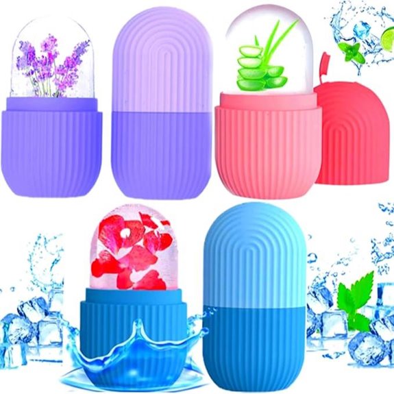 Ice Face & Body Rollers with Cold Therapy (3-Pack)