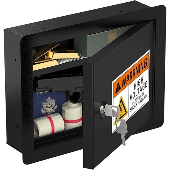 In-Wall Steel Safe with Concealed Lock Panel