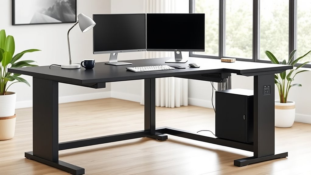 desk size stability noise