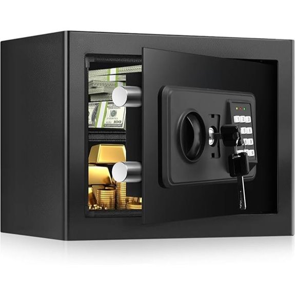 Small Fireproof Safe with Digital Keypad