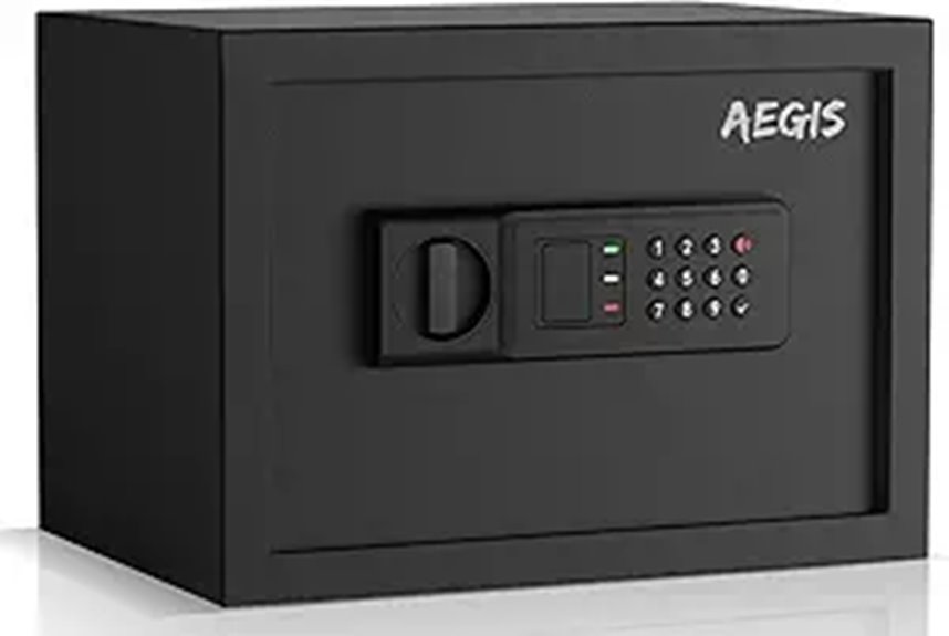 AEGIS 0.8Cu.Ft Digital Safe with Alarm and Mount