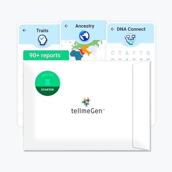 tellmeGen DNA Test Kit with Ancestry & Traits