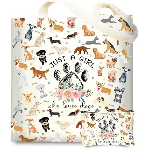 Dog Lover Reusable Shopping Bag for Women