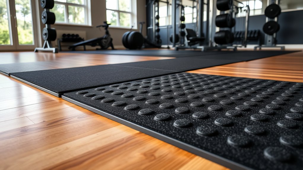 durable impact absorbing rubber mats