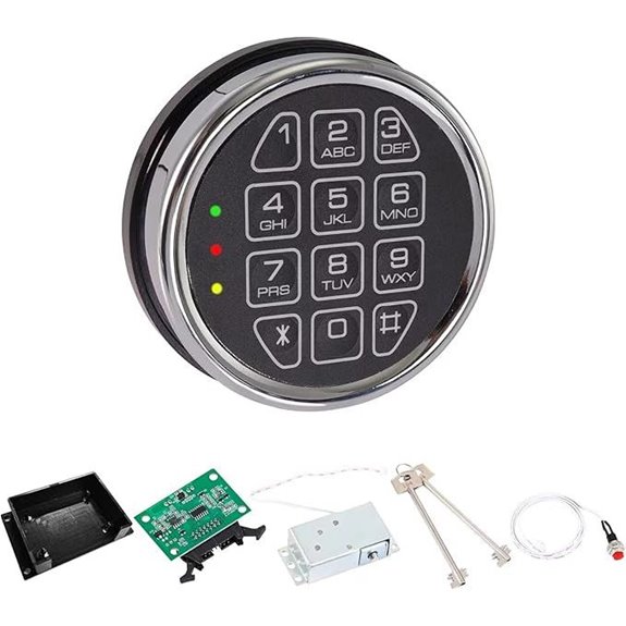 Electronic Gun Safe Lock Kit with Keypad and Override