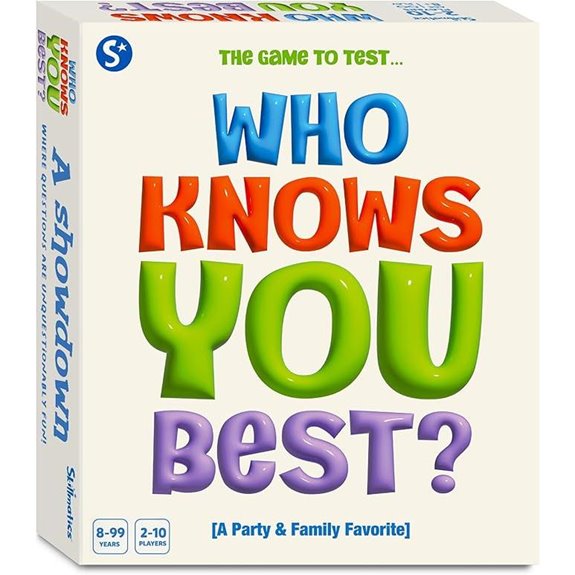 Skillmatics Who Knows You Best Family Card Game