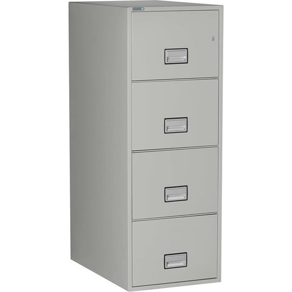 31-Inch Fireproof Vertical File Cabinet with Lock