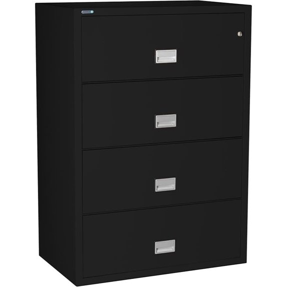 38-inch Fireproof Lateral File Cabinet with Lock