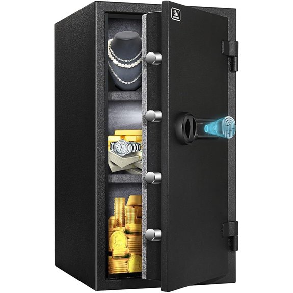 Tigerking Fireproof Biometric Safe with Digital Lock