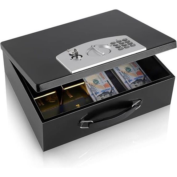 Dalmbox Fireproof Digital Safe Box for Documents