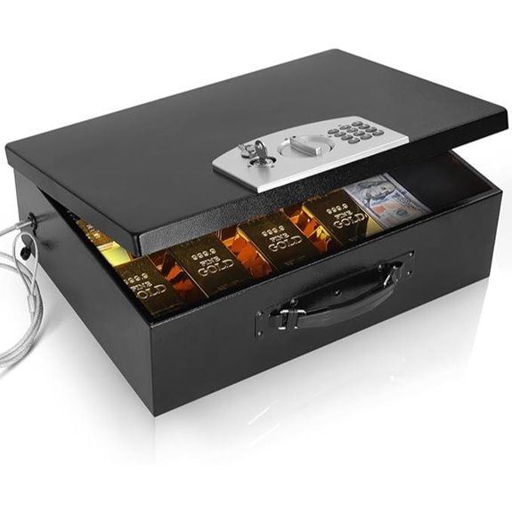 Dalmbox Fireproof Digital Safe Box with Lock
