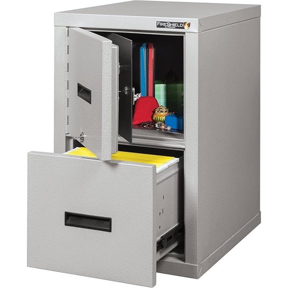 Fire-Resistant Light Weight File Cabinet with Safe