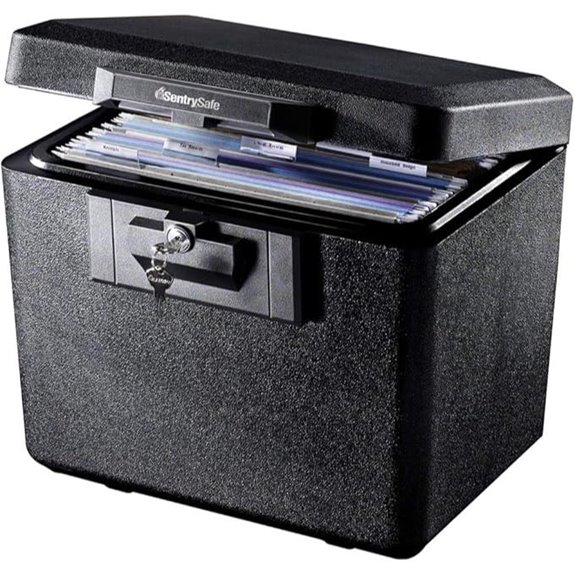 SentrySafe Fireproof Document Box with Key Lock