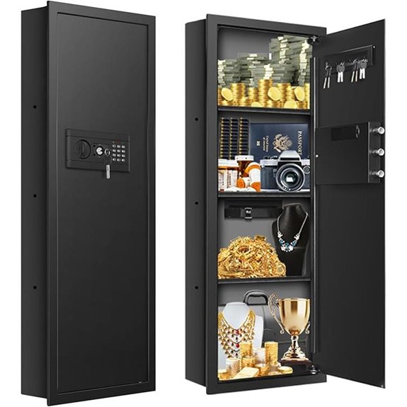 Fireproof Wall Safe with Combination Lock