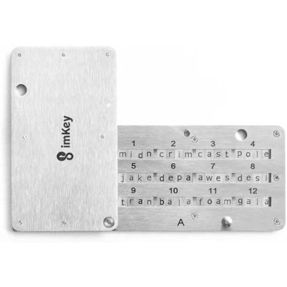 imKey S1 Fireproof Crypto Seed Storage Steel Capsule