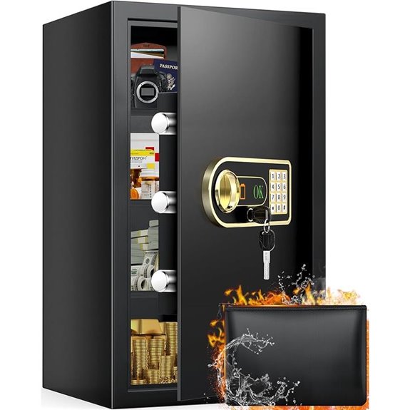 Large Fireproof Waterproof Safe with Digital Lock