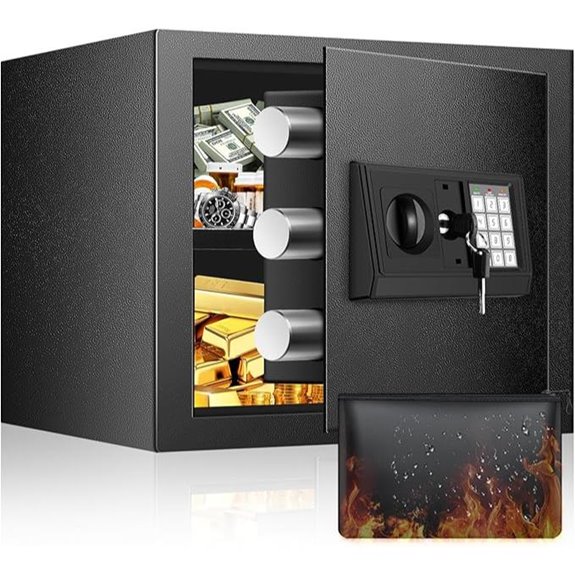 0.8 Cuft Fireproof Waterproof Digital Safe Box